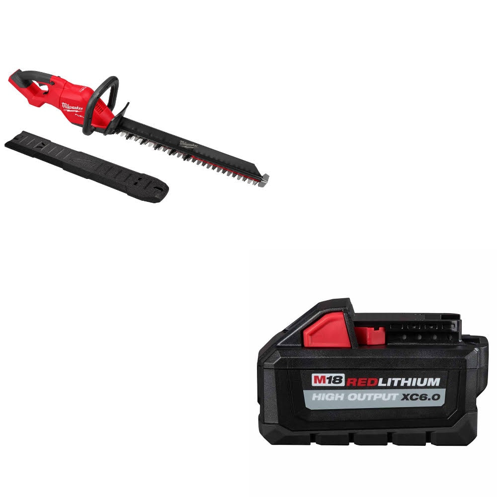 Milwaukee 3033-20 M18 FUEL 24" Hedge Trimmer W/ 48-11-1865 M18 XC6 Battery Pack