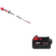 Milwaukee 3043-20 Hedge Trimmer Kit W/ FREE 48-11-1850 Battery Pack