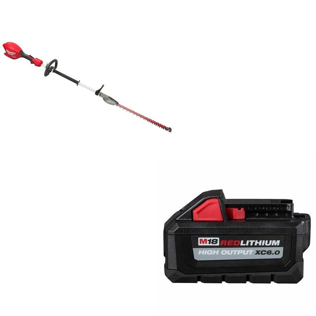 Milwaukee 3043-20 M18 FUEL Short Pole Hedge Trimmer W/ FREE 48-11-1865 M18 Battery