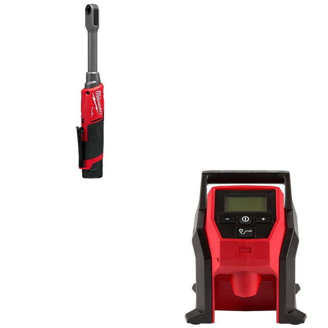 Milwaukee 3050-21 Ratchet Kit W/ FREE 2475-20 Inflator