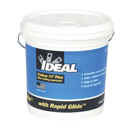 IDEAL 31-391 Yellow 77 Plus Wire Pulling Lubricant 1-Gallon Pail