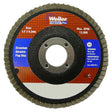 Weiler 31347 4-1/2" Vortec Pro Abrasive Flap Disc, Angled, Phenolic Backing, 120Z, 7/8" A.H.