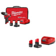 Milwaukee 3404-22 M12 FUEL 1/2" Drill/Driver Kit W/ 48-59-2452S M12 Starter Kit