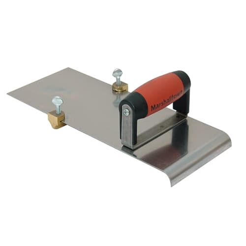 MarshallTown 3492D 13492 - 14 X 5 SS Edger-DuraSoft Handle w/Adjustable Groover; 1/2R, 3/4L; 3/4D Bit