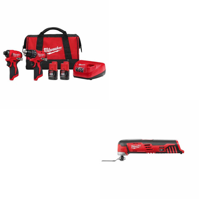 Milwaukee 3494-22 M12 Combo Kit W/ 2426-20 Multi-Tool
