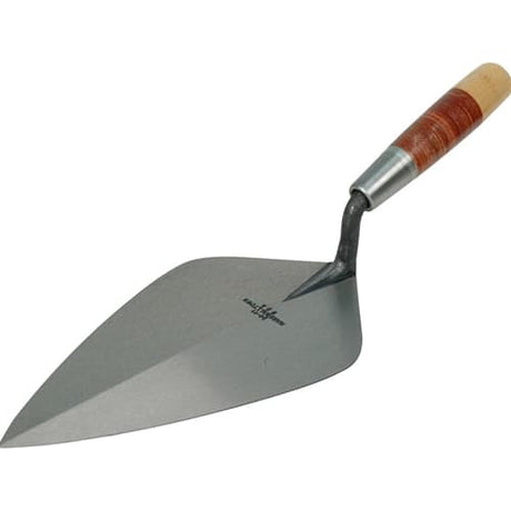 MarshallTown 34L12 10354 - 12" Brick Trowel Wide London Pattern-Leather Hdl