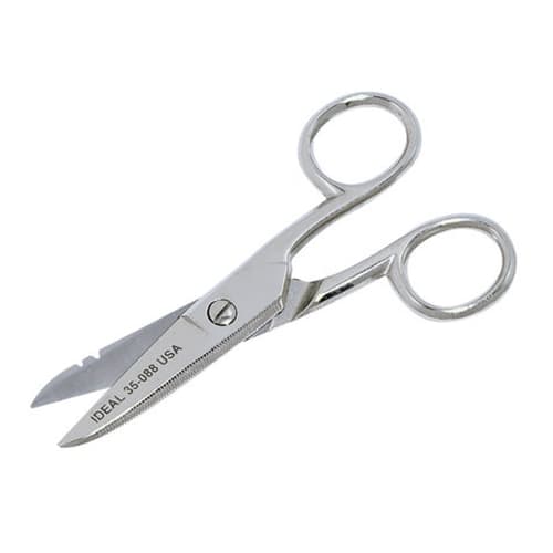 IDEAL 35-088 Electrician's Scissors w/Stripping Notch