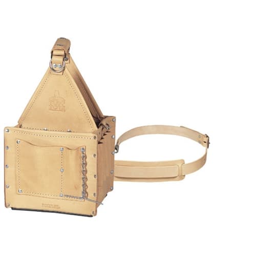 IDEAL 35-325 Tuff-Tote Ultimate Tool Carrier with Shoulder Strap, Standard Leather Model