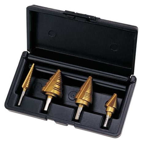 Ideal 35-520 4-Pieces Electrician's Step Drill Bit Kit