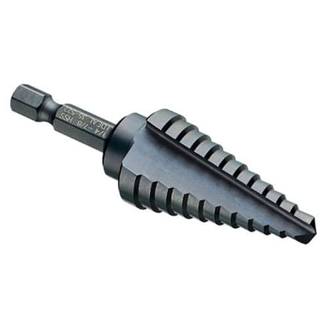 IDEAL 35-522 Quick Change Step Drill Bit, 1/4" - 7/8"