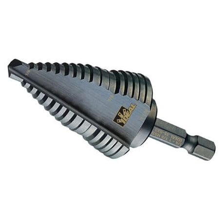 IDEAL 35-523 Quick Change Step Drill Bit, 1/4" - 1 1/8"