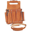 IDEAL 35-950 Tuff-Tote Tool Pouch with Shoulder Strap, Premium Leather Model