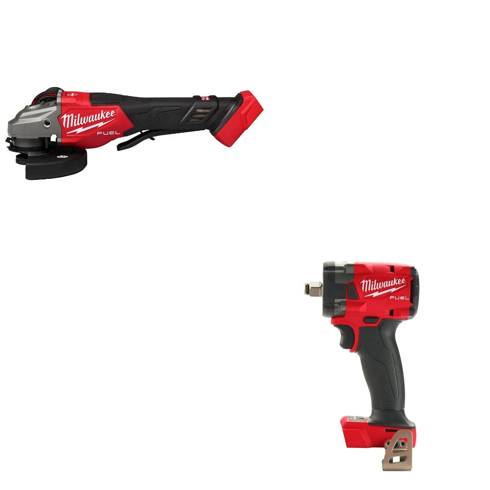 Milwaukee 3670-22 M18 FUEL Grinder Kit W/ FREE 2855-20 M18 FUEL Impact Wrench