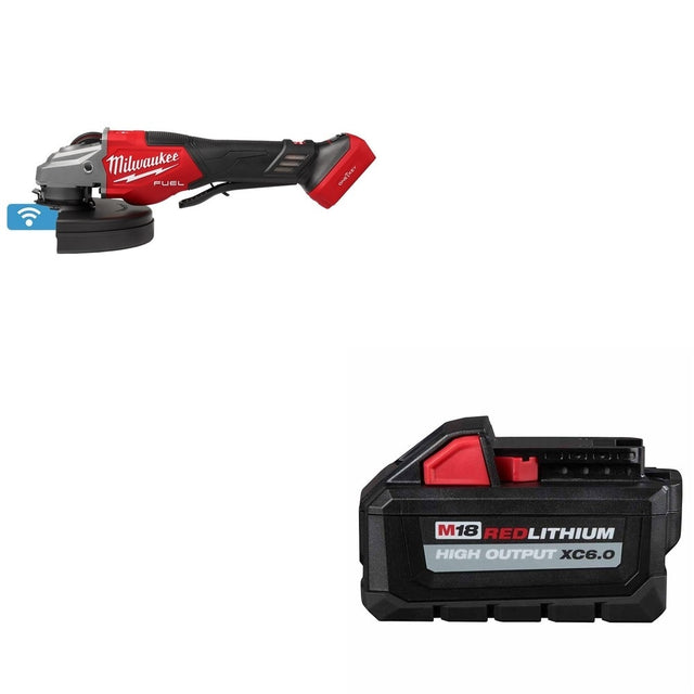 Milwaukee 3674-20 M18 FUEL 7" Variable Speed Braking Grinder W/ FREE 48-11-1865 M18 Battery