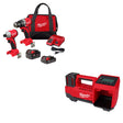 Milwaukee 3693-22CX M18 2-Tool Combo Kit W/ FREE 2848-20 M18 Tire Inflator, Bare