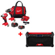 Milwaukee 3693-22CX M18 2-Tool Combo Kit W/ FREE 2952-20 M18 Jobsite Radio