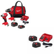 Milwaukee 3693-22CX M18 2-Tool Combo Kit W/ 48-59-1852B M18 18V Starter Kit