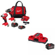 Milwaukee 3693-22CX M18 2-Tool Combo Kit W/ 48-59-1861 M18 18V Starter Kit
