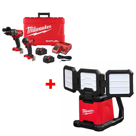 Milwaukee 3697-22 M18 FUEL 2-Tool Combo Kit W/ FREE 2368-20 M18 ROVER Light