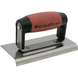 MarshallTown 160SSD 14226 - 6 X 4 SS Edger-Straight Ends 1/8R, 1/4L-DuraSoft Handle