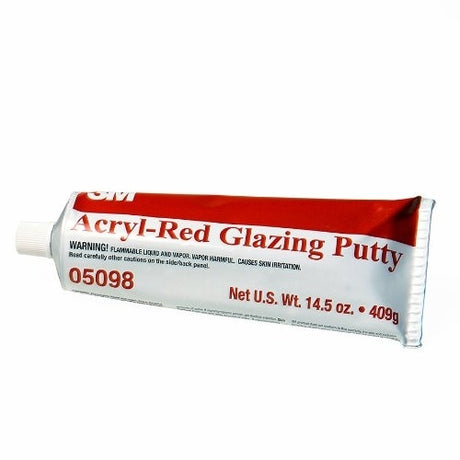 3M 05098 Acryl-Red Glazing Putty, Red, 14.5 oz Tube (7000045481)