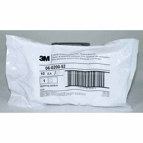 3M 06-0200-52 Scratch Resistant Outside Protection Plate for Speedglas 9100 Welding Helmet  (7100145631) (10 Pack)