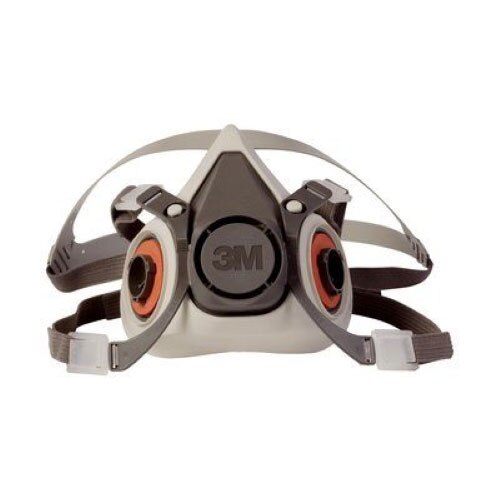 3M 6100 07024(AAD) Half Facepiece Reusable Respirator, Small, Bayonet Connections, NIOSH Approved, TPE (7000001932)