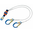 3M 1246178 EZ-Stop 6 ft Double-Leg Cable Shock-Absorbing Lanyard (1 Each)