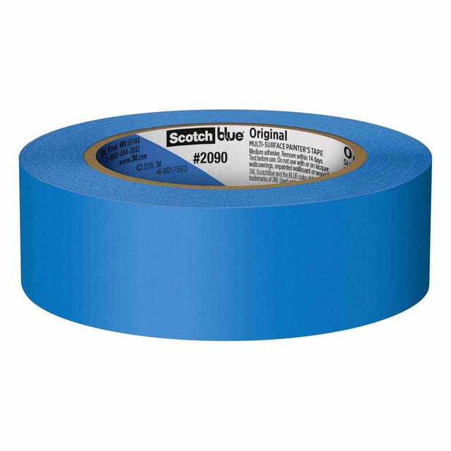 3M 2090-36QC6 1.41 in x 60 yd Scotch Blue Painters Tape (36 mm x 54.8 m) (7100272262)