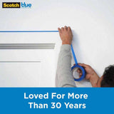 3M 2090-36QC6 1.41 in x 60 yd Scotch Blue Painters Tape (36 mm x 54.8 m) (7100272262) - 4