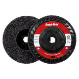 3M 29900 Scotch-Brite Clean and Strip XT Pro Disc Type 27 4-1/2" x 5/8"-11 Extra Coarse