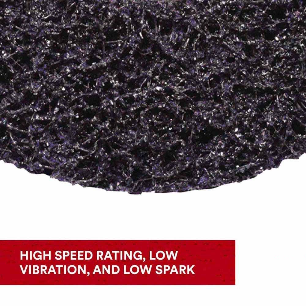 3M 29900 Scotch-Brite Clean and Strip XT Pro Disc Type 27 4-1/2" x 5/8"-11 Extra Coarse - 4