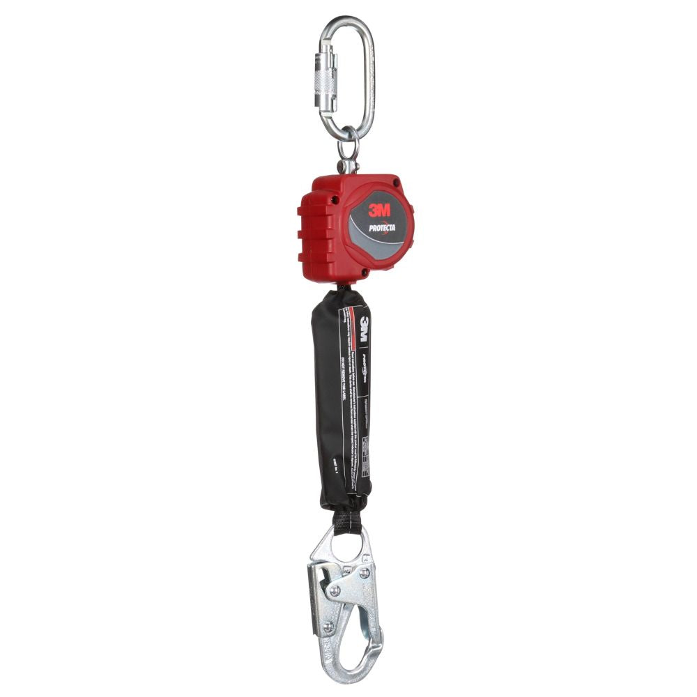 DBI Sala 3100506 Protecta Self-Retracting Lifeline with Carabiner, Web, Steel Snap Hook, 6'