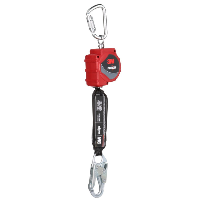 DBI Sala 3100513 Protecta Self-Retracting Lifeline with Carabiner, Web, Steel Snap Hook, 11'