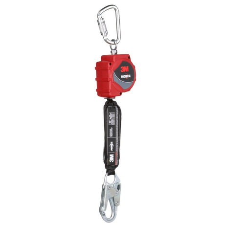 DBI Sala 3100513 Protecta SRL Self-Retracting Lifeline with Carabiner, Web, Steel Snap Hook, 11'