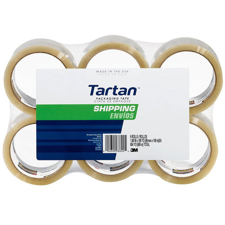 3M 3710-6 2" 3710 Clear Packaging Tape (99660) (Pack of 1)