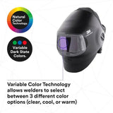 3M 46-1101-30iVC Speedglas G5-01 Heavy-Duty Welding Helmet Kit with G5-01VC ADF and Adflo High-Altitude PAPR, 2.8" x 4.3" Viewing Area - 3