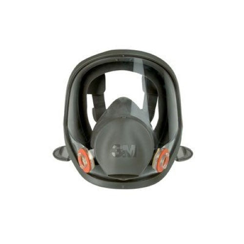 3M 54159 6900 Full Facepiece Reusable Respirator 6000 Series, Large, Silicone Face Seal, Bayonet Connection, ANSI High Impact Eye Protection, NIOSH Approved (7000002037)