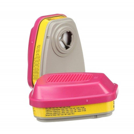 3M 60923 60923 Vapor/Acid Gas Cartridges /P100 Organic