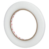 3M 06800 Smooth Transition Tape, Center Adhesive, Transparent, 1/4 in x 30 ft (7000000459) (60 Pack)