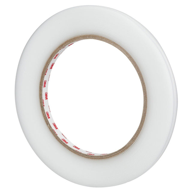 3M 06800 Smooth Transition Tape, Center Adhesive, Transparent, 1/4 in x 30 ft (7000000459) (60 Pack)