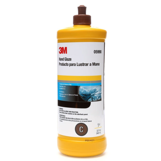3M Hand Glaze, Brown, 1 qt (32 fl oz) (05990) (7000000479) (6 Pack)