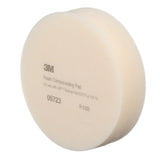 3M 05723 Hookit Foam Compounding Pad, Single Sided, Flat Back, Hook and Loop, White, 8 in (203.2 mm) (7000000485) (24 Pack) - 4