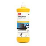3M 05973 00597 Rubbing Compound, Liquid Formula, 1 qt 32 fl oz/946 mL for Automotive Paint Finishes (7000000537) (6 Pack)
