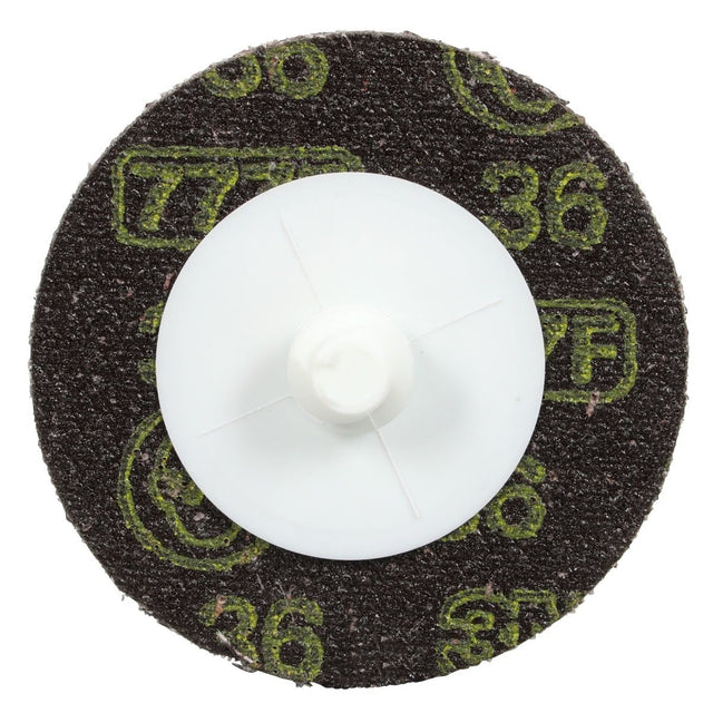 3M 777F Roloc Disc, TR Quick Change, Ceramic Aluminum Oxide 36 Grit, Orange, 2 in (7000000549) (200 Pack)