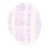 3M 260L 00969 Hookit Finishing Film Abrasive Disc, P1000, 6 in, Clear Coat Sanding, Paint Finishing, Defect Removal (7000000568) (400 Pack) - 3