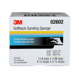 3M 02602 2602 Softback Sanding Sponge Superfine Gray 4-1/2 in x 5-1/2 in Wet or Dry Hand Sanding (7000000588) (120 Pack) - 4