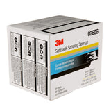 3M 02606 2606 Softback Sanding Sponge, Medium, Gray, 4 1/2 in x 5 1/2 in for Hand Sanding Wet or Dry (7000000590) (120 Pack) - 4