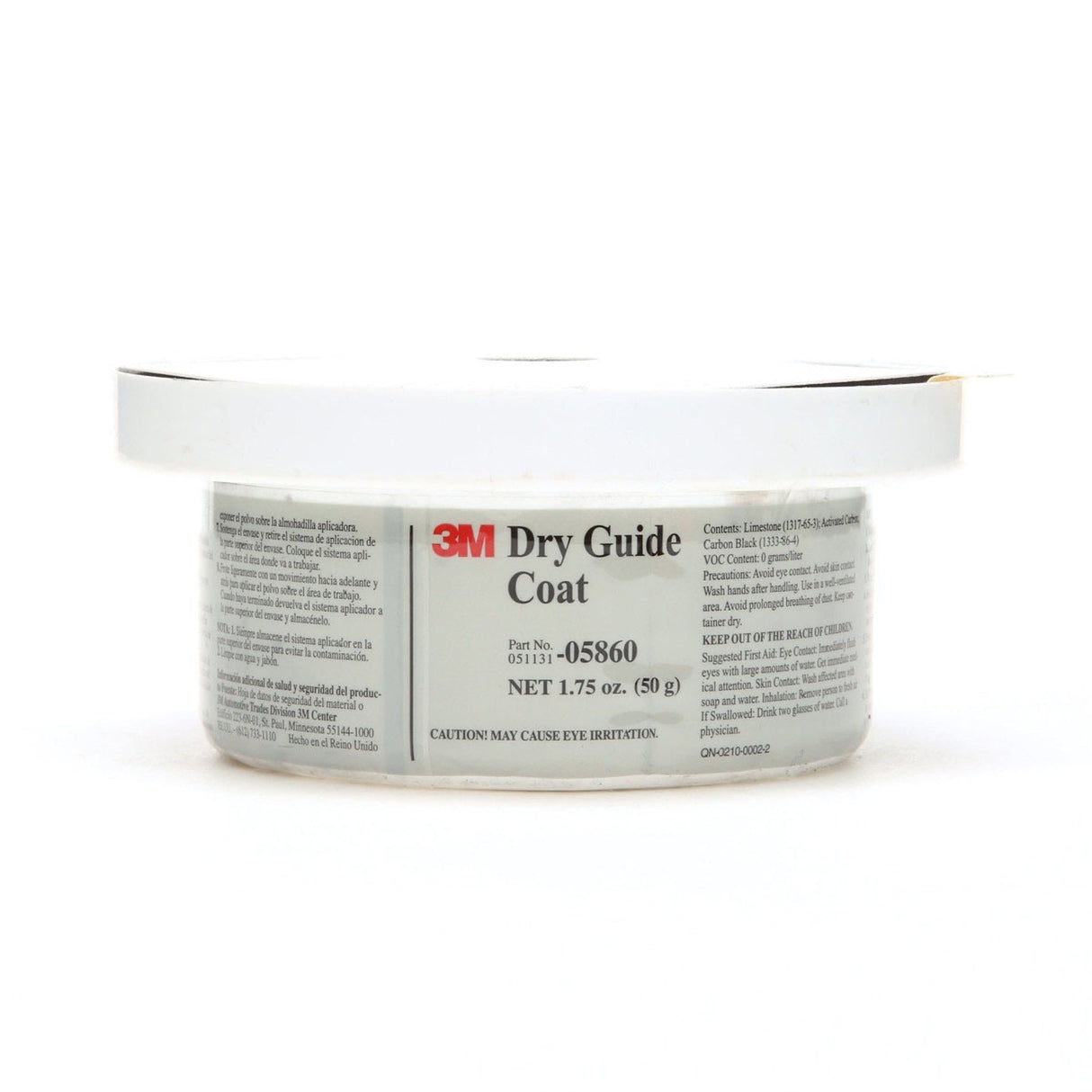 3M 05860 5860 Dry Guide Coat Cartridge Refill, Carbon Black Powder, Dark Gray, 1.75 oz 50 g (7000000596) (10 Pack)