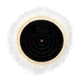 3M 85079 Hookit Knit Buffing Pad Hook and Loop Wool White 5-1/4 in (7000000599) (50 Pack) - 2